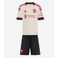 Liverpool Mohamed Salah #11 Vonkajší Detský futbalový dres 2025-26 Krátky Rukáv (+ trenírky)